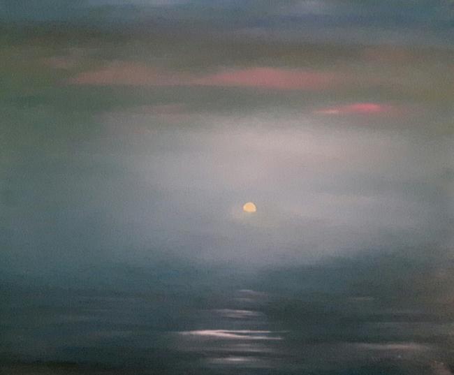 nuit calme en mer - 60x40