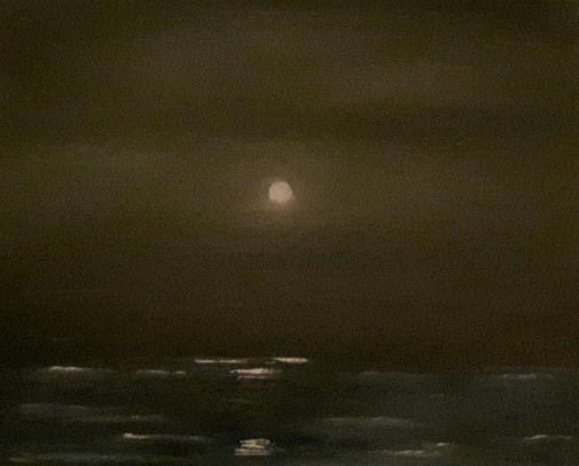 la nuit en mer - 60x40