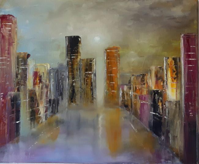 monde urbain. - 60x40