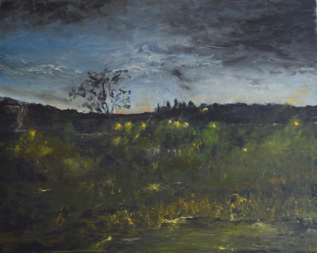 vue du balcon - 70 x 70 