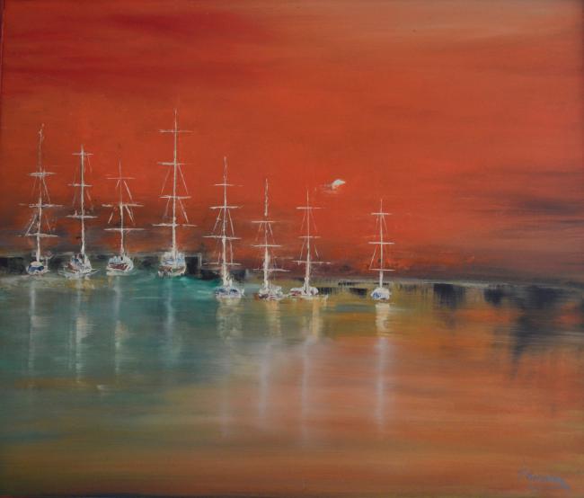 bateaux  - 60x40